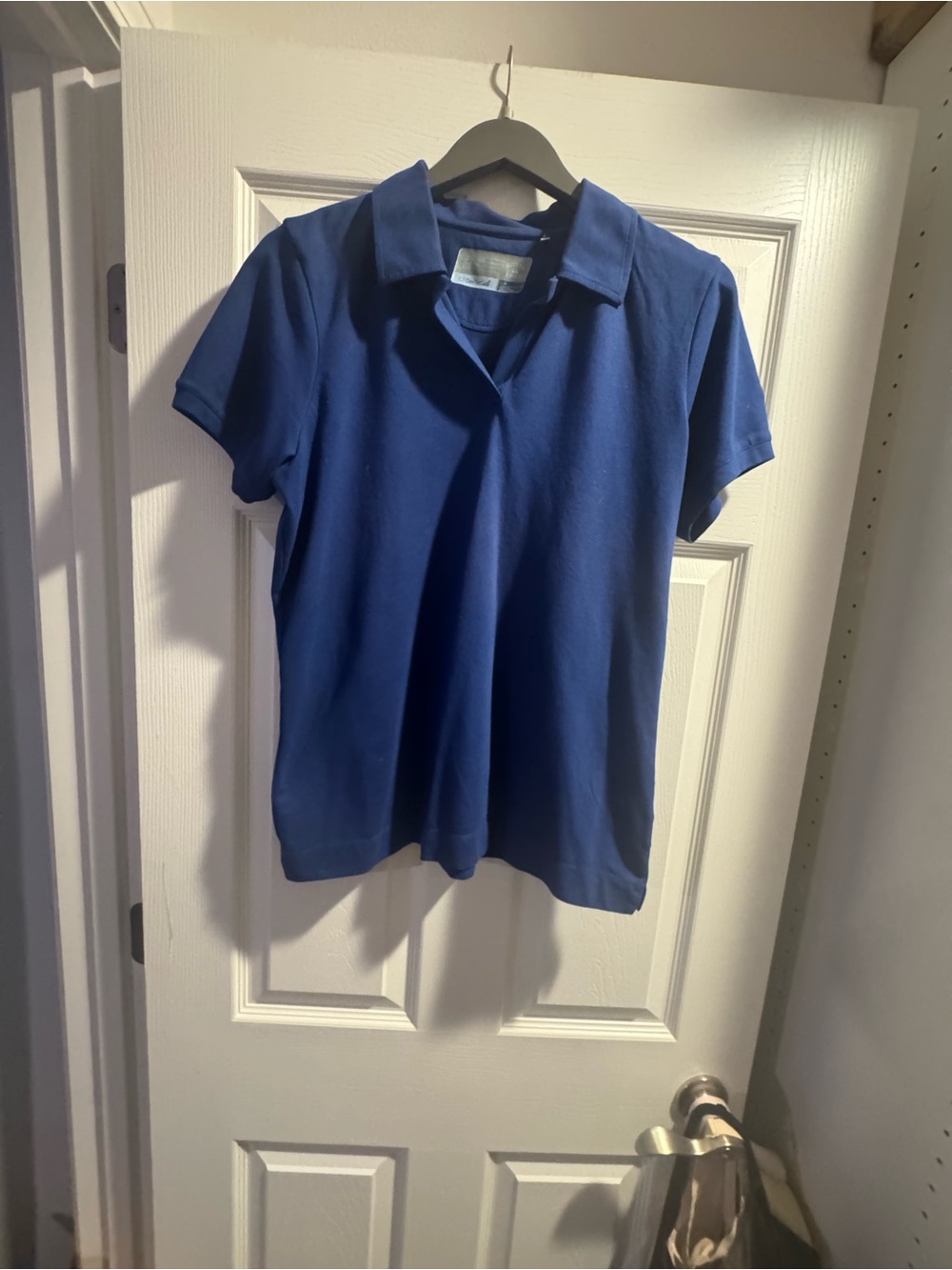 Classic Short-Sleeve Polo Shirt in Royal Blue